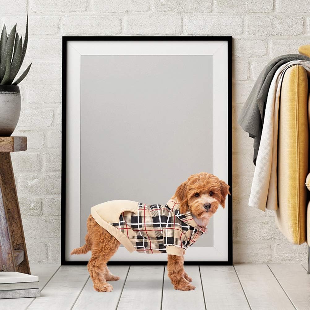 Plaid Dog Hoodie