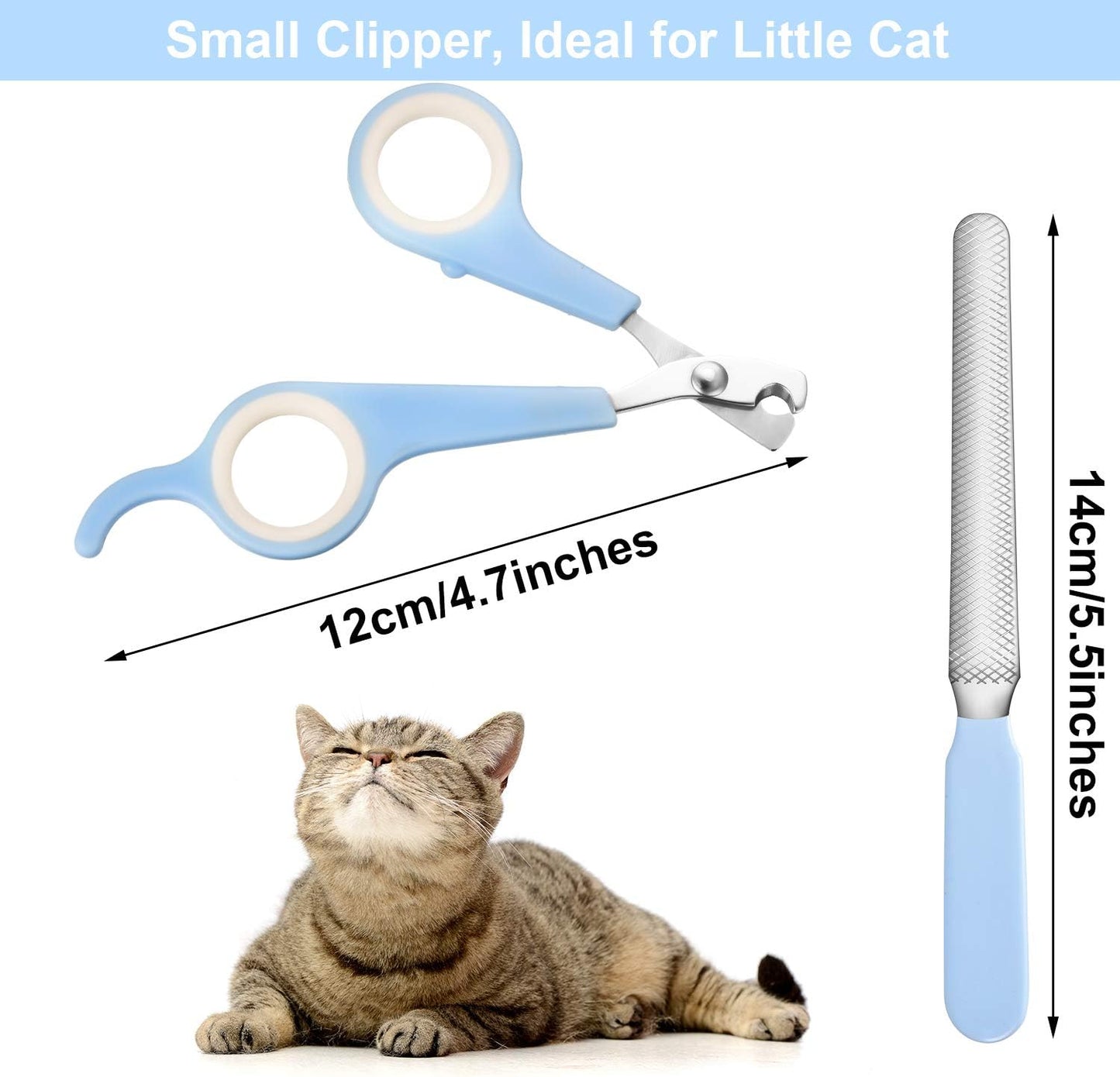 4 Pieces Dog Cat Pets Nail Clippers and Trimmers