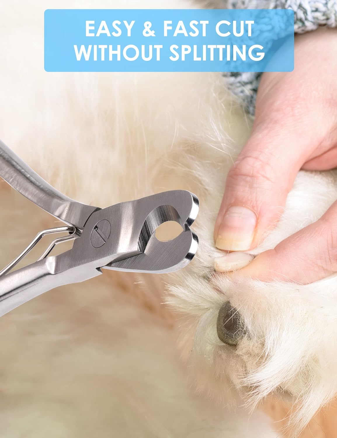 Upgrade Wide Open Dog Nail Clippers